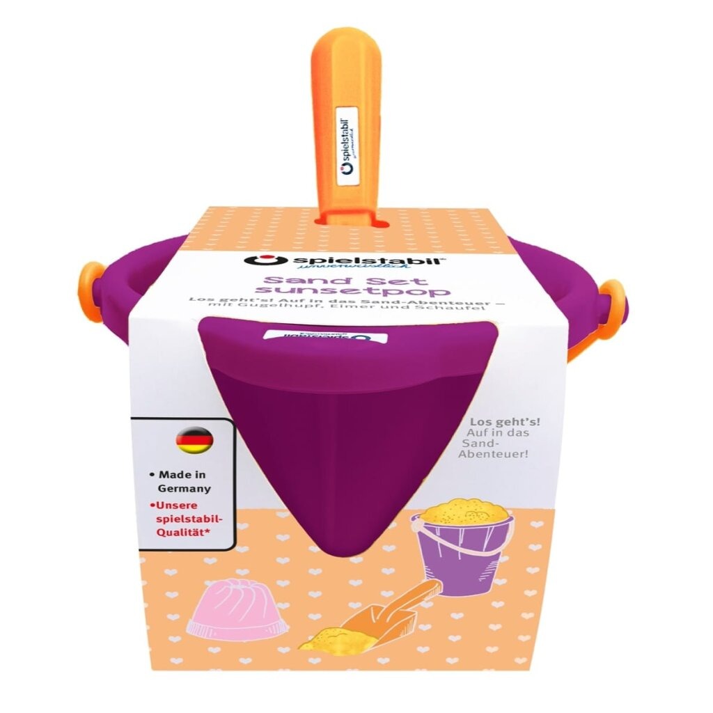 spielstabil - Sand-Set 3 teilig sunsetpop
