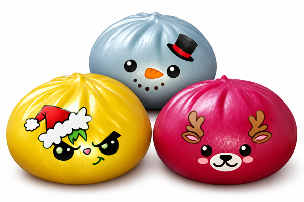 Triton-X - Metallic Christmas Squishy Dumpling 8,5cm