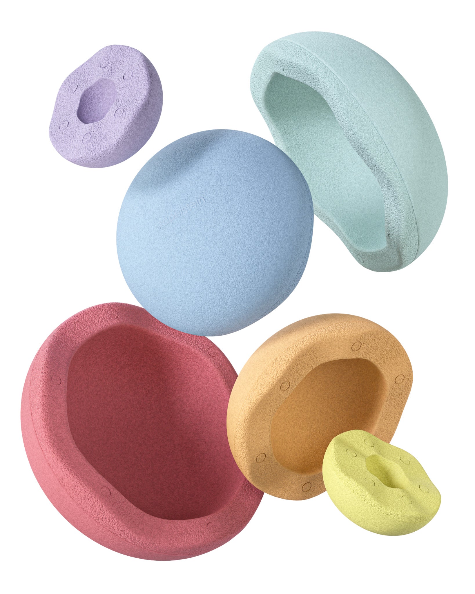 Stapelstein - Inside rainbow pastel