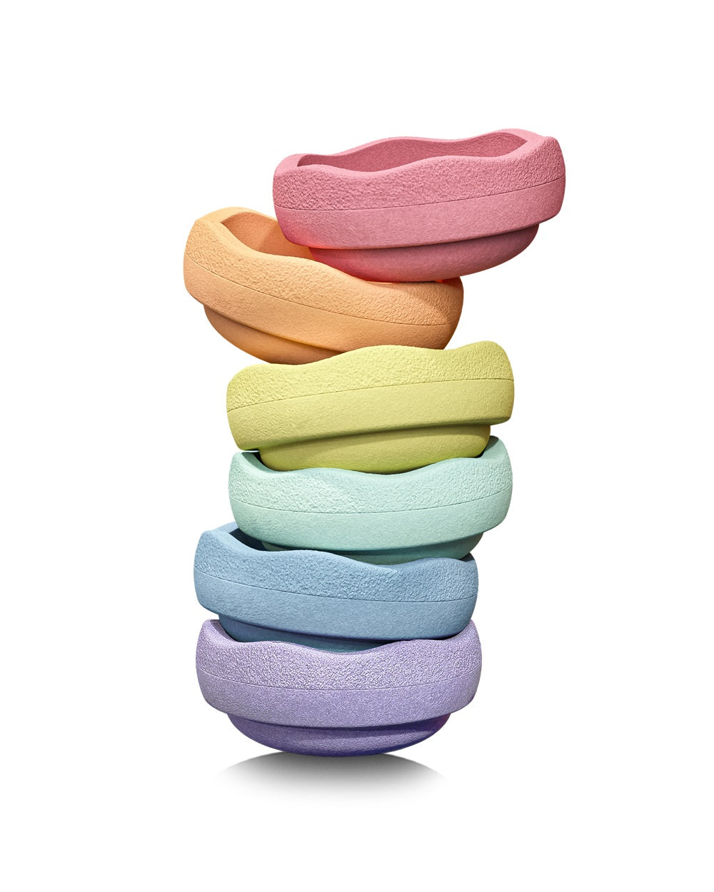 Stapelstein - Mini Stapelsteine Rainbow Pastell
