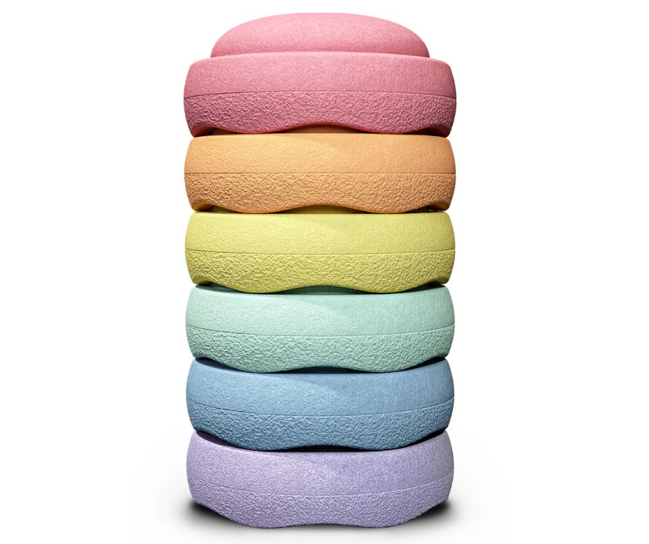 Stapelstein - Original Grow rainbow pastel – Ansicht 4 von 8