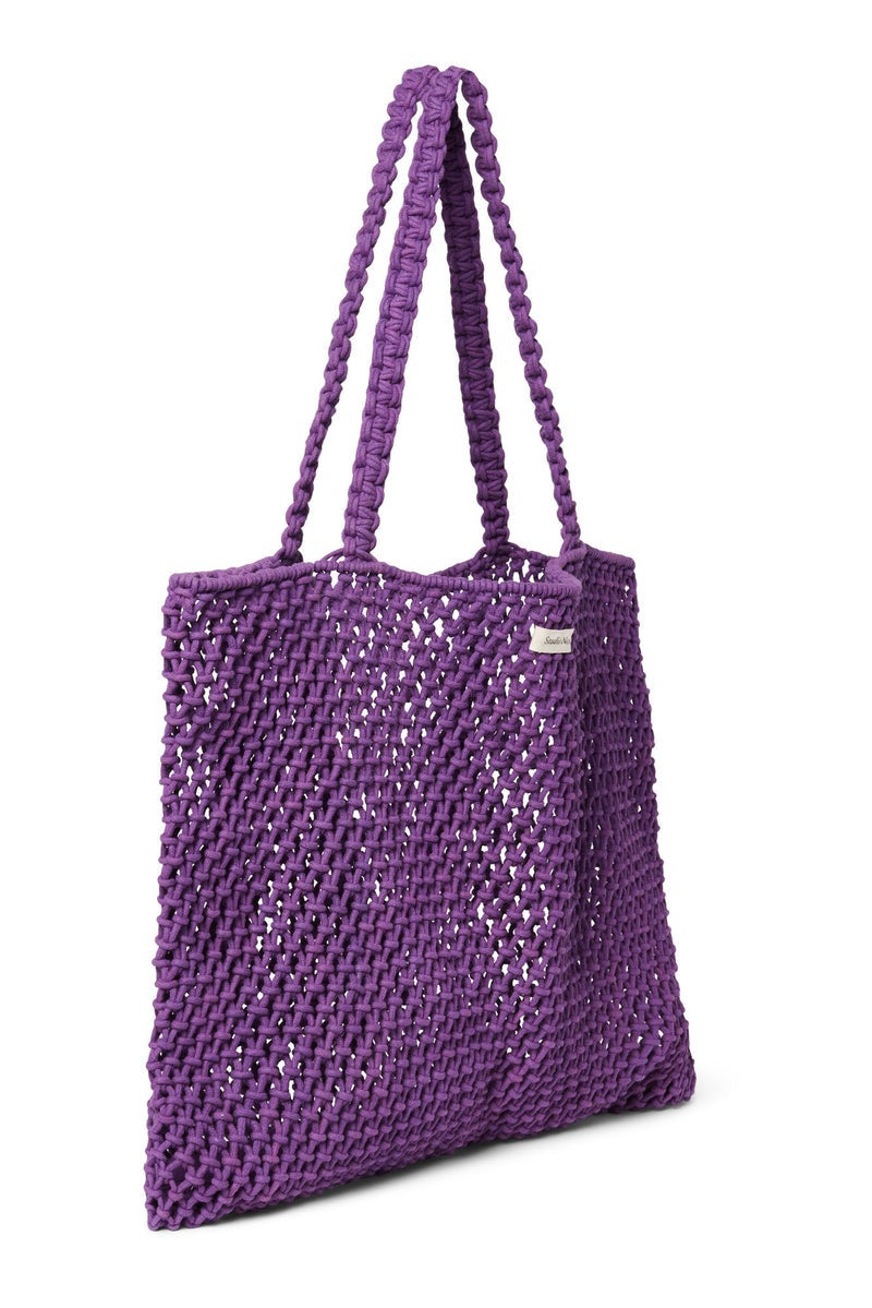 Studio Noos - Tasche Macrame Purple