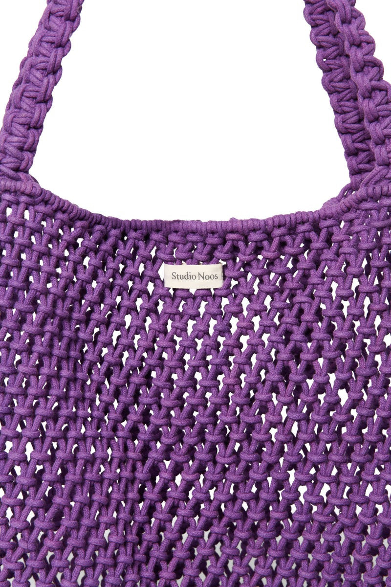 Studio Noos - Tasche Macrame Purple