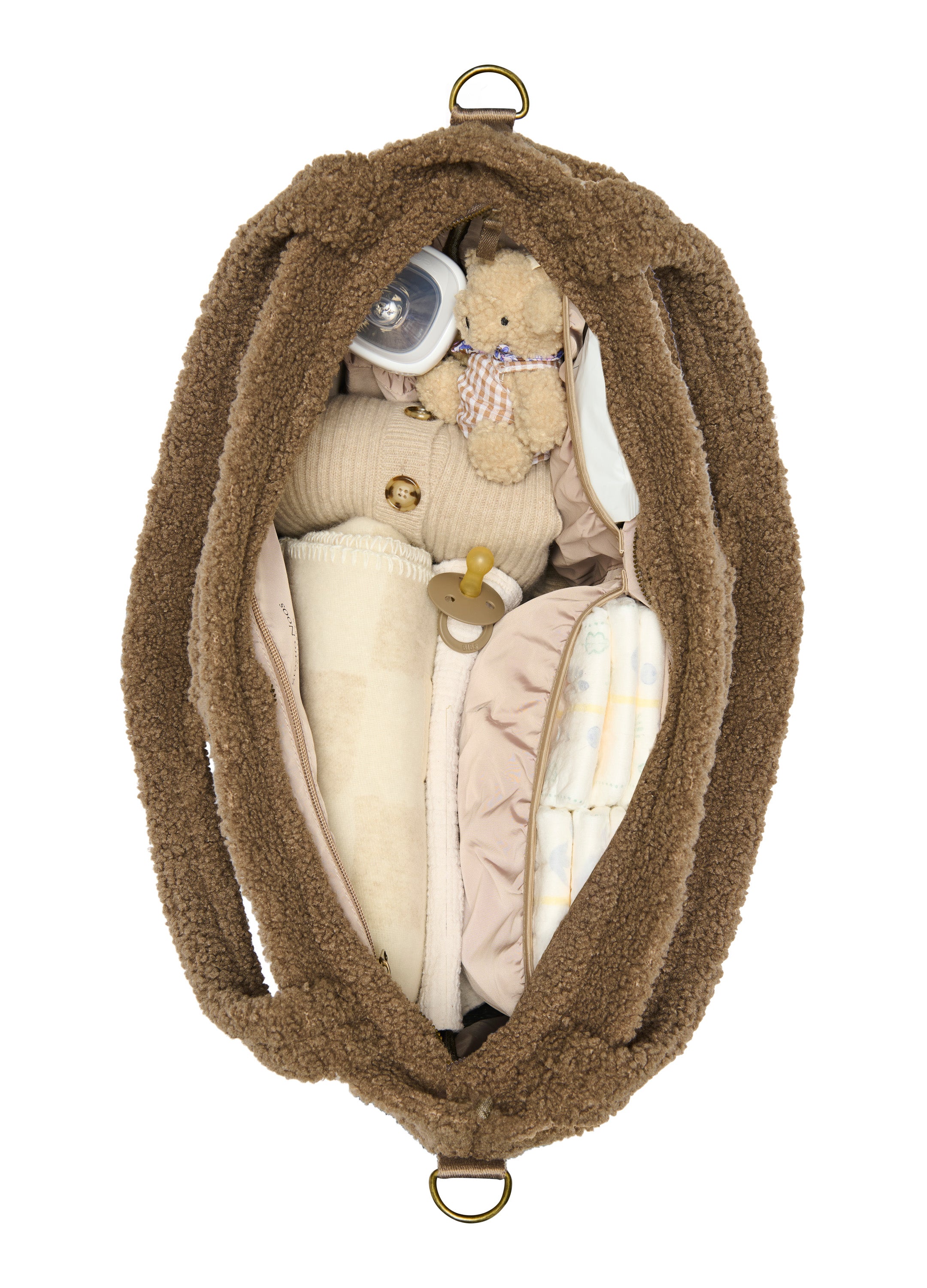 Studio Noos - Wickeltasche Brown Teddy