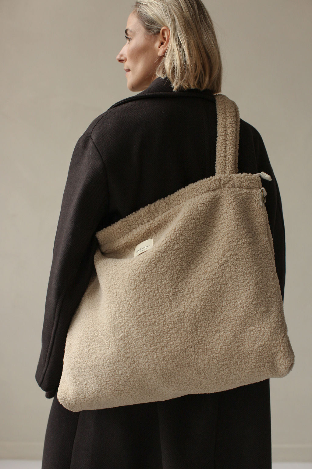 Studio Noos - Wickeltasche Ecru Teddy