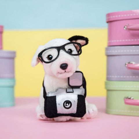 Studio Pets - Kuscheltier Charlie mit Kamera & Koffer (23cm)