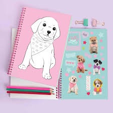 Studio Pets - Malbuch + Sticker Puppy