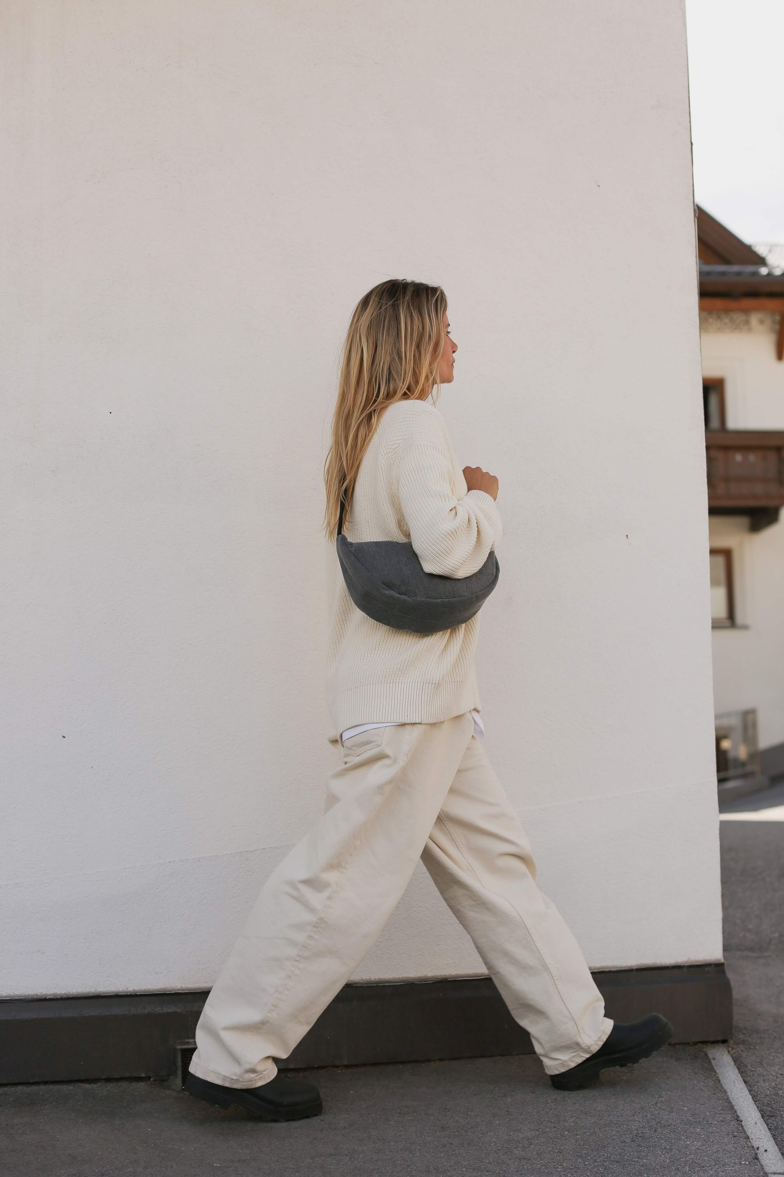 Studio Noos - Tasche Fanny Pack Grey Denim