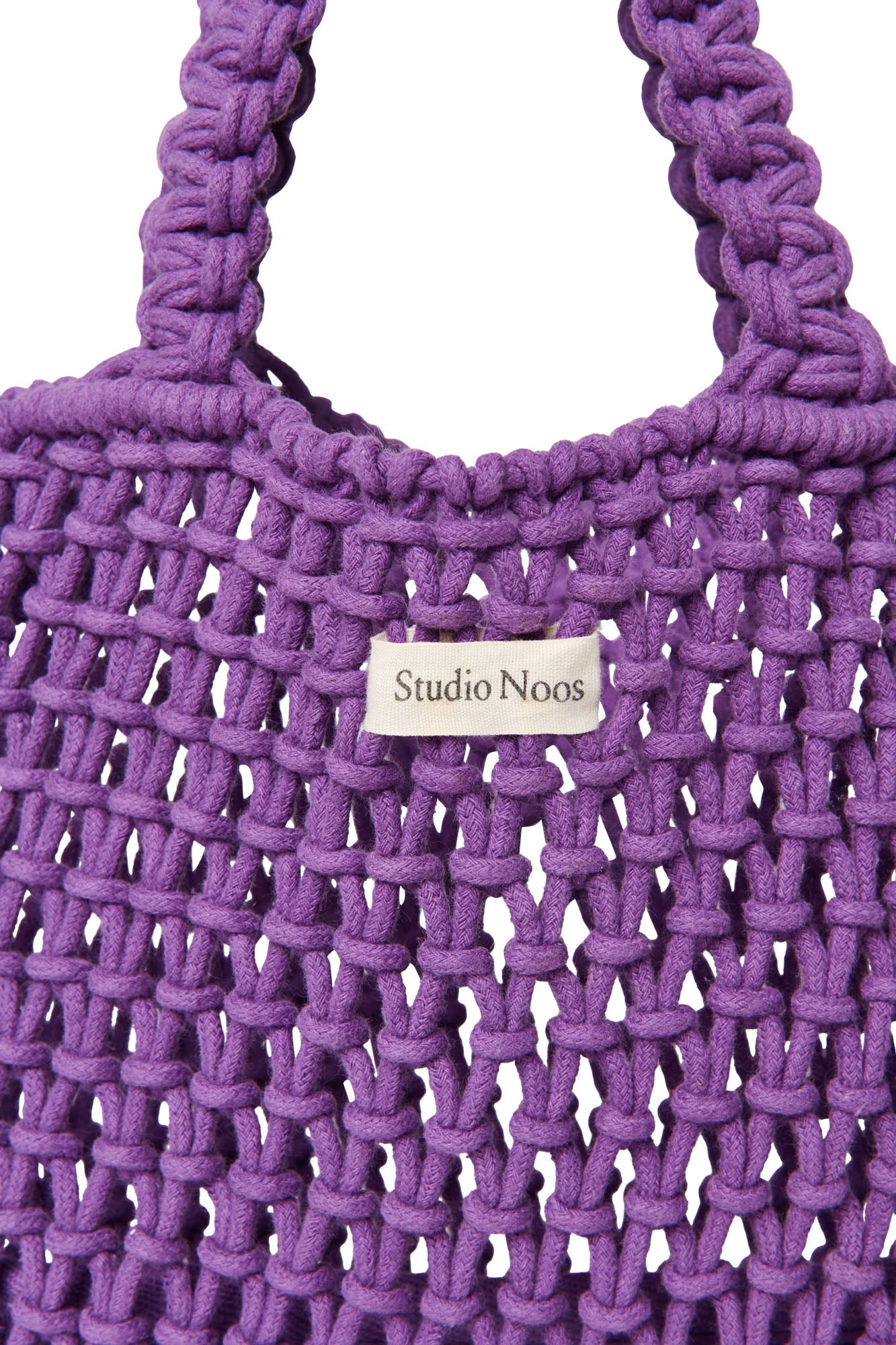 Studio Noos - Tasche Mini Macrame Purple