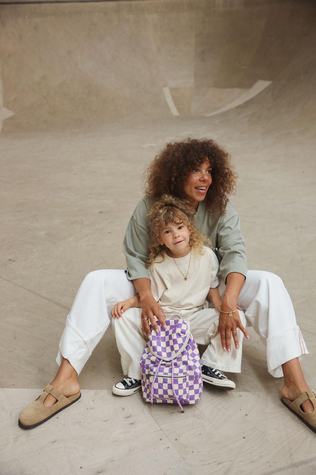 Studio Noos - Rucksack Mini Checkerboard Violet