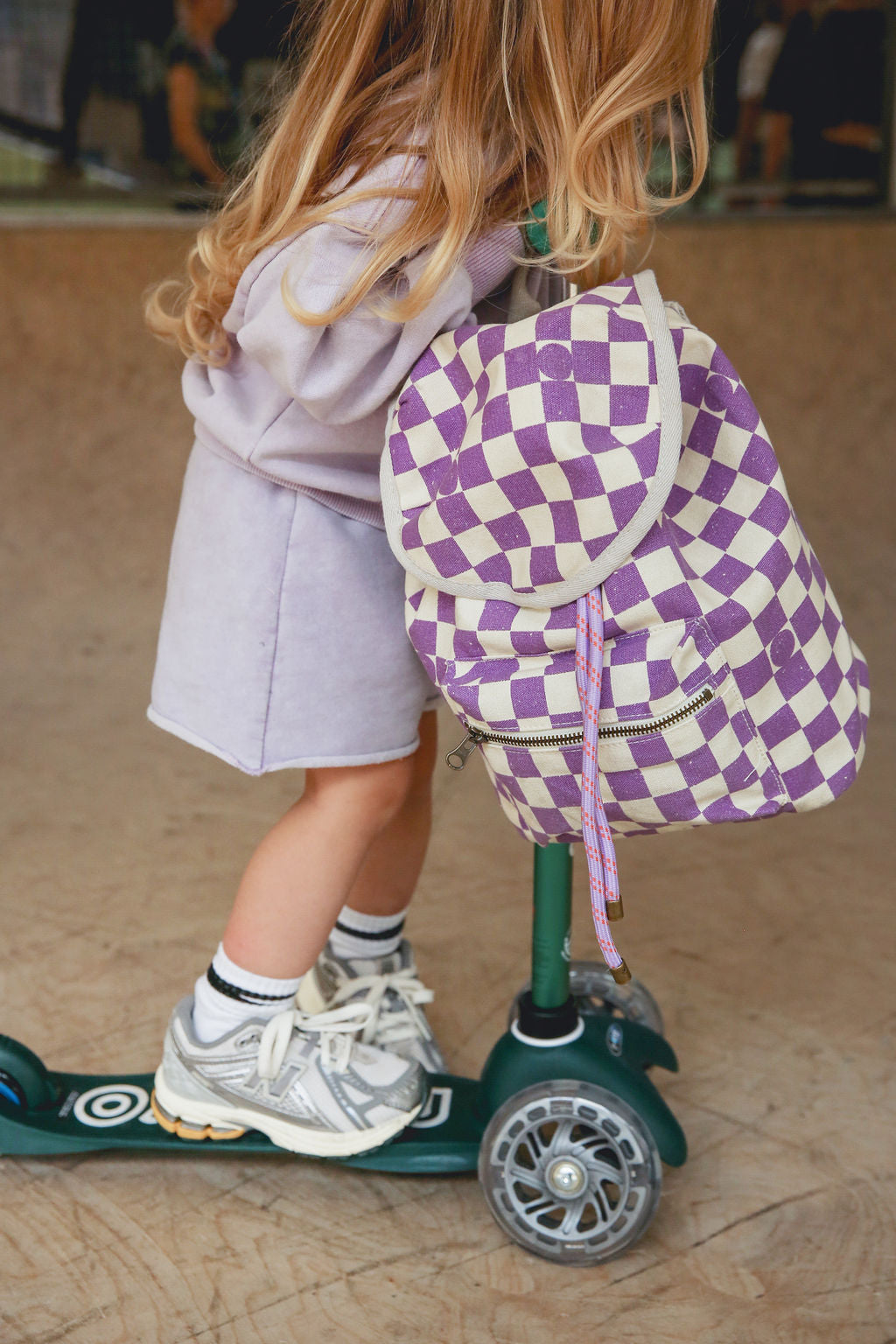 Studio Noos - Rucksack Mini Checkerboard Violet