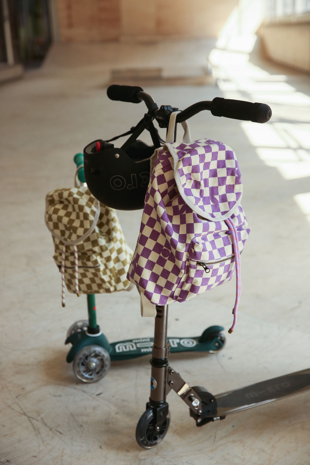 Studio Noos - Rucksack Mini Checkerboard Hay