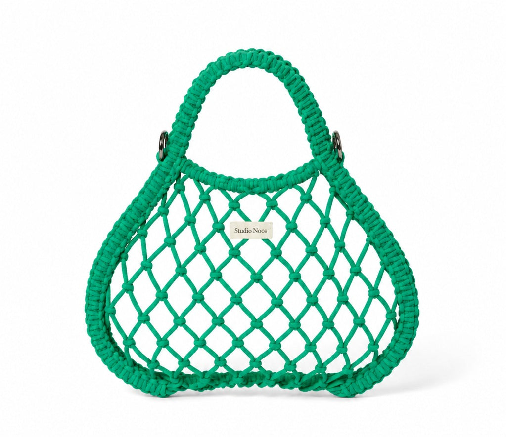 Studio Noos - Tasche Mini Macrame Grün