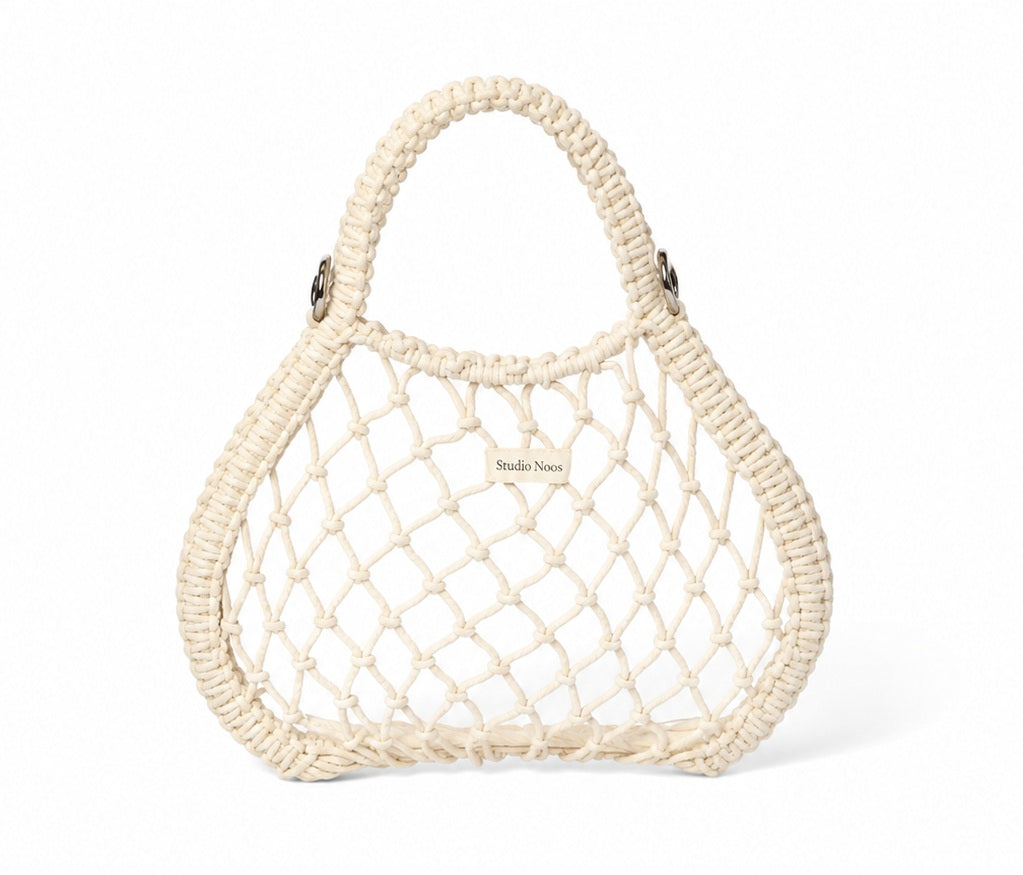 Studio Noos - Tasche Mini Macrame Natur