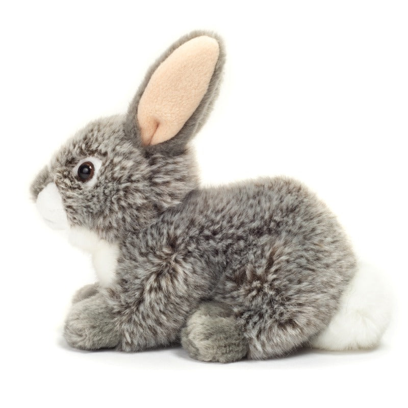 Teddy Hermann - Kuscheltier Hase sitzend grau 18 cm