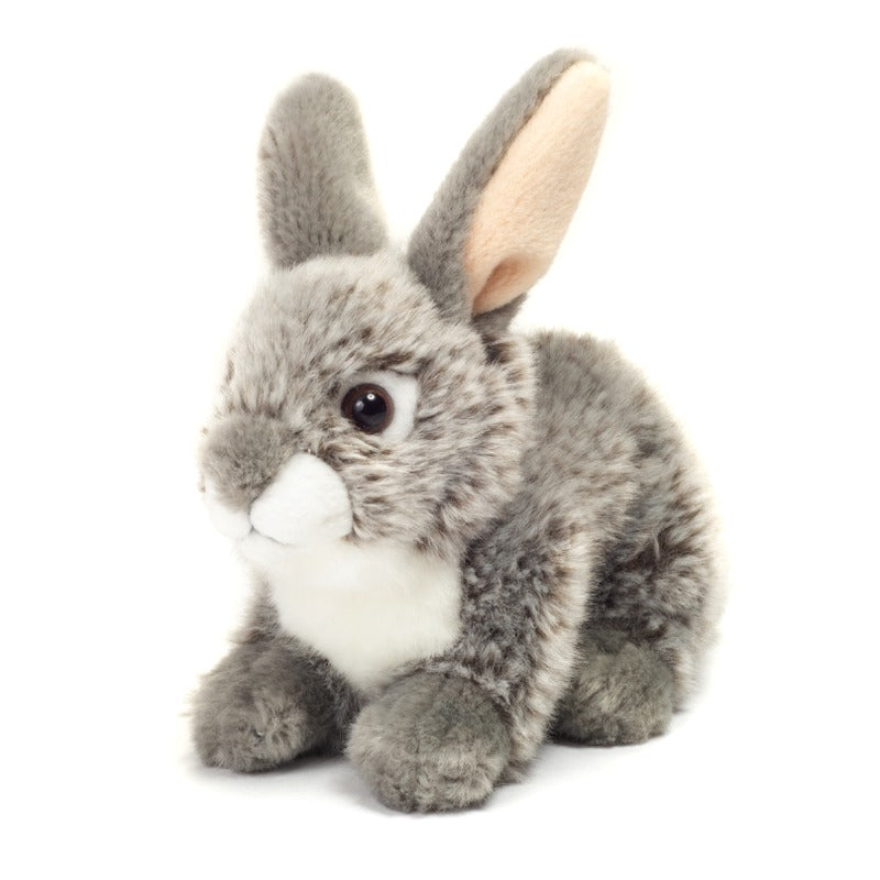 Teddy Hermann - Kuscheltier Hase sitzend grau 18 cm