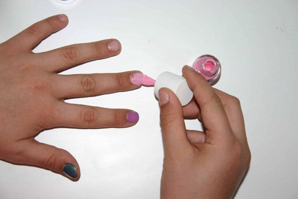 ten little fingers - Kindernagellack wasserlöslich elfenrosa