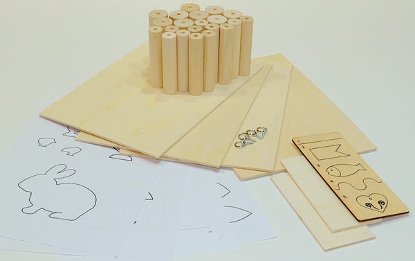The cool tool - Materialpaket PLAYmake: Drechseln und Sägen