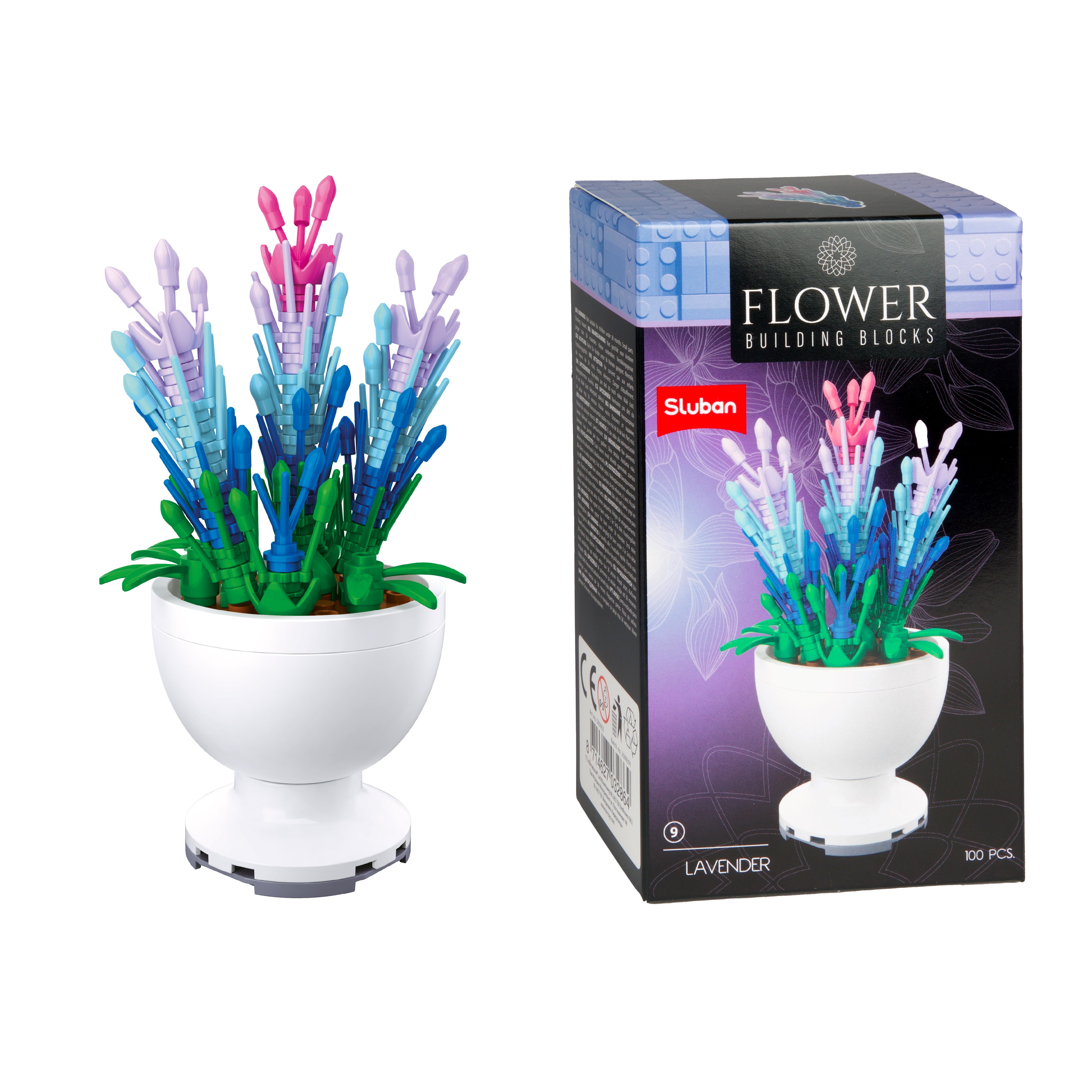 Toi-Toys - Bausteine Blumen in Töpfen