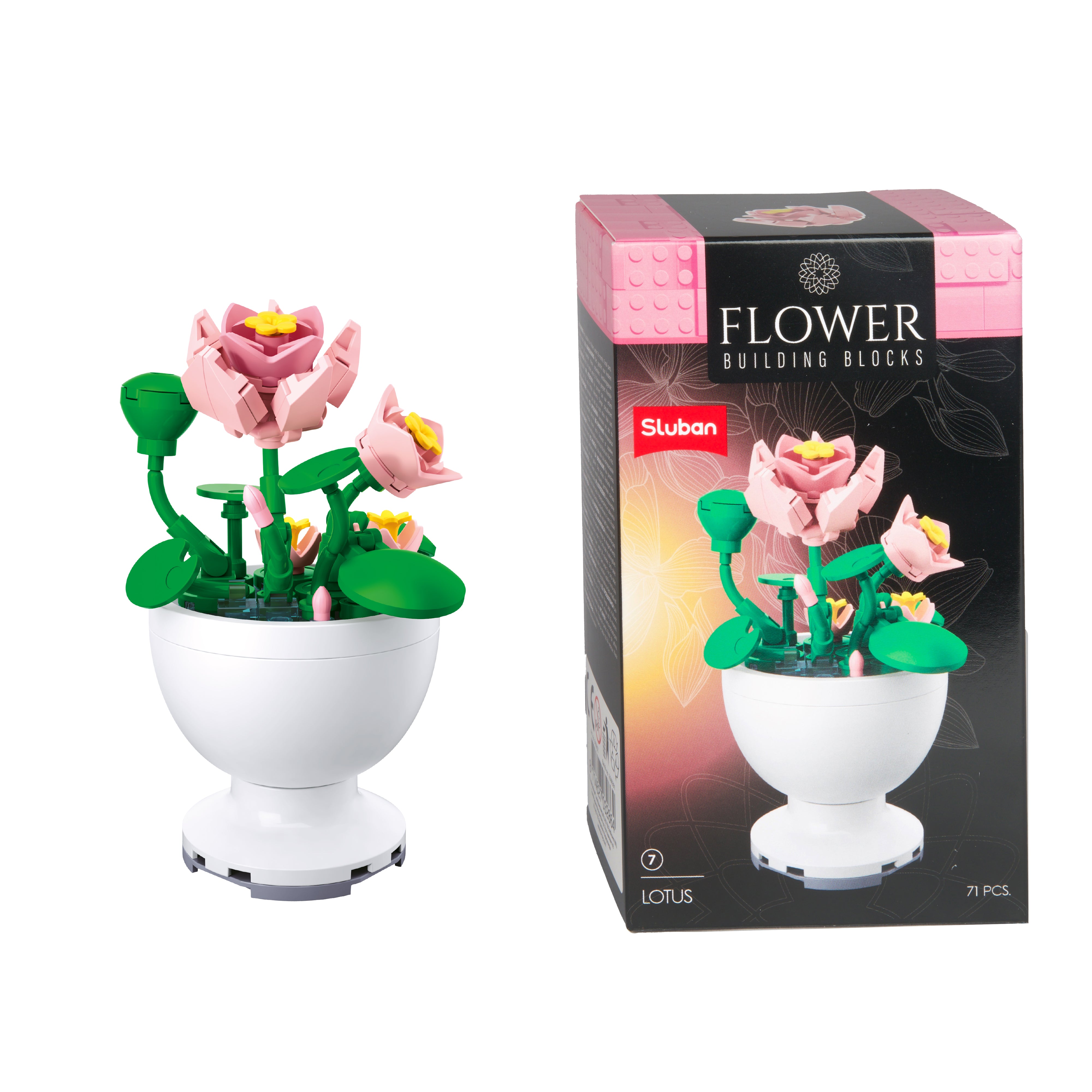 Toi-Toys - Bausteine Blumen in Töpfen