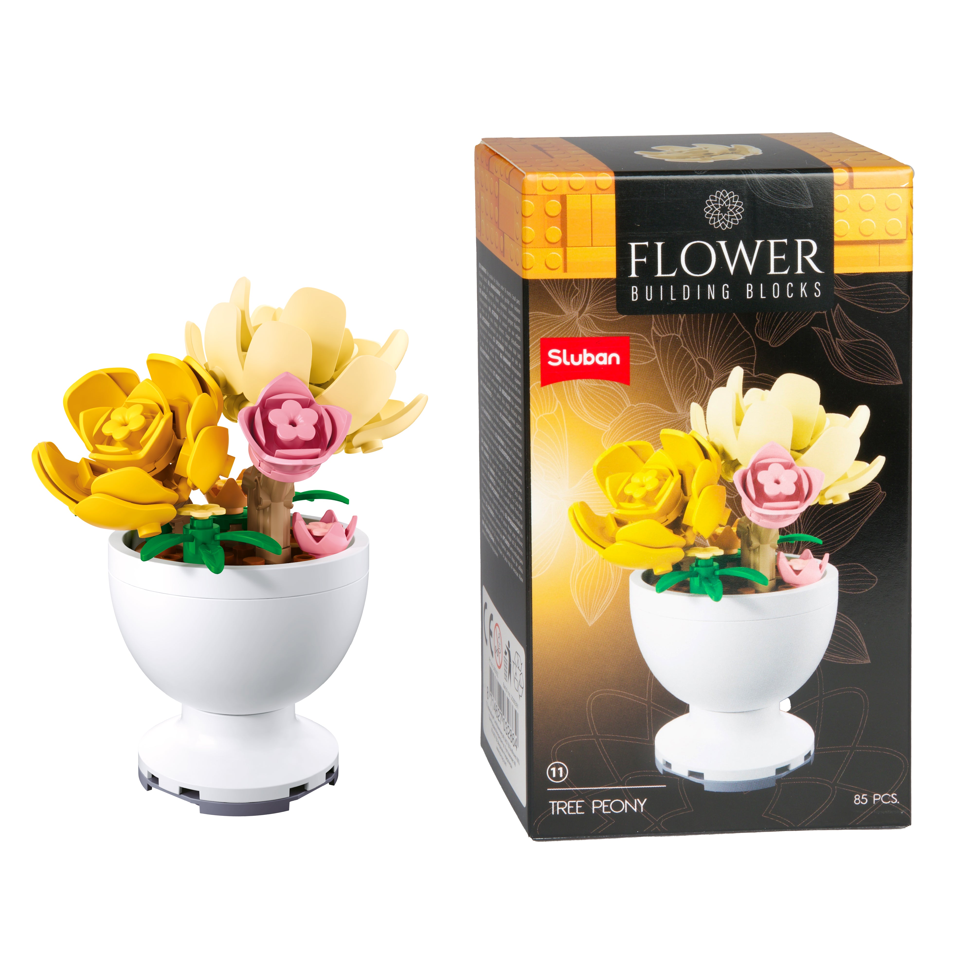 Toi-Toys - Bausteine Blumen in Töpfen