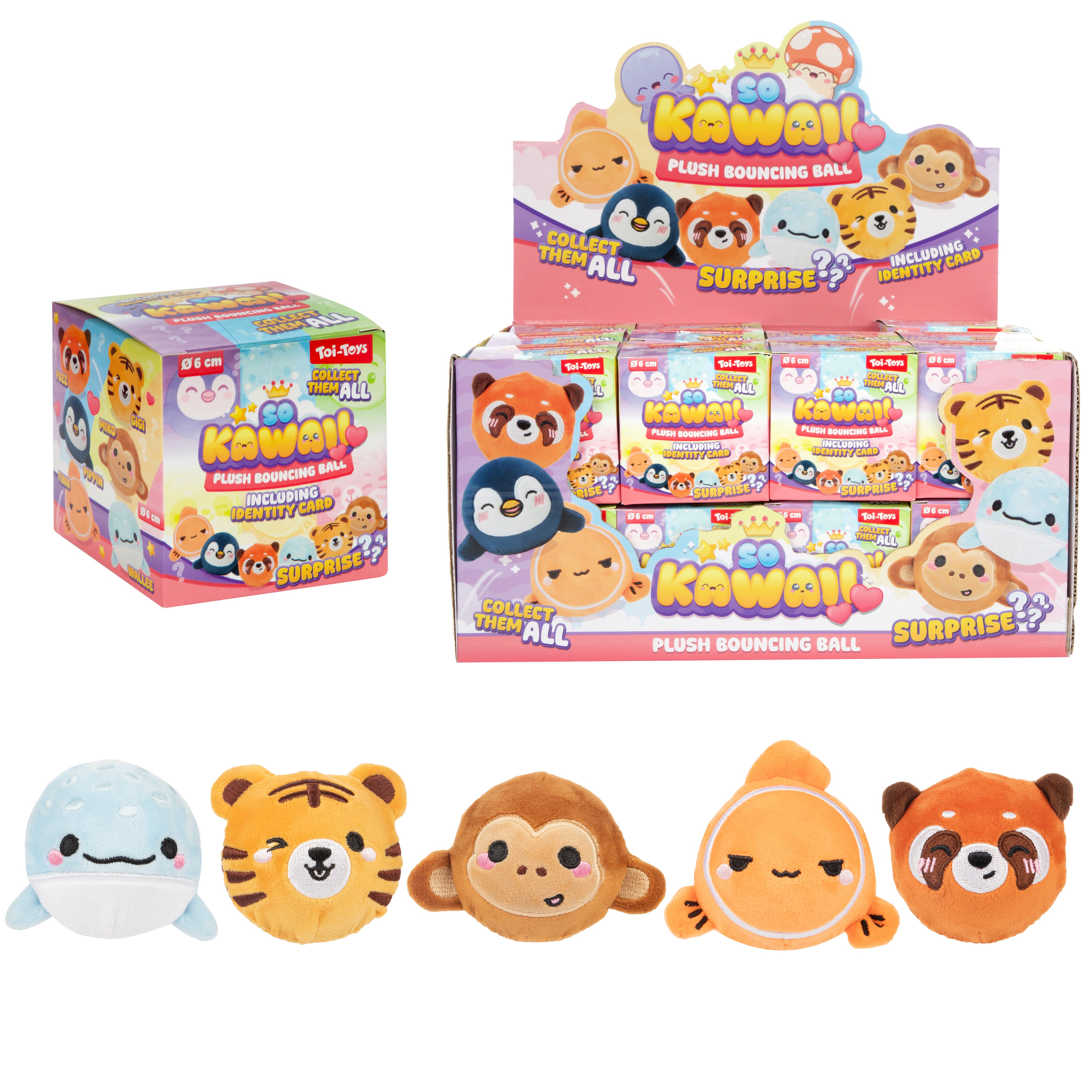 Toi-Toys - SO KAWAII Plüschball 6 cm