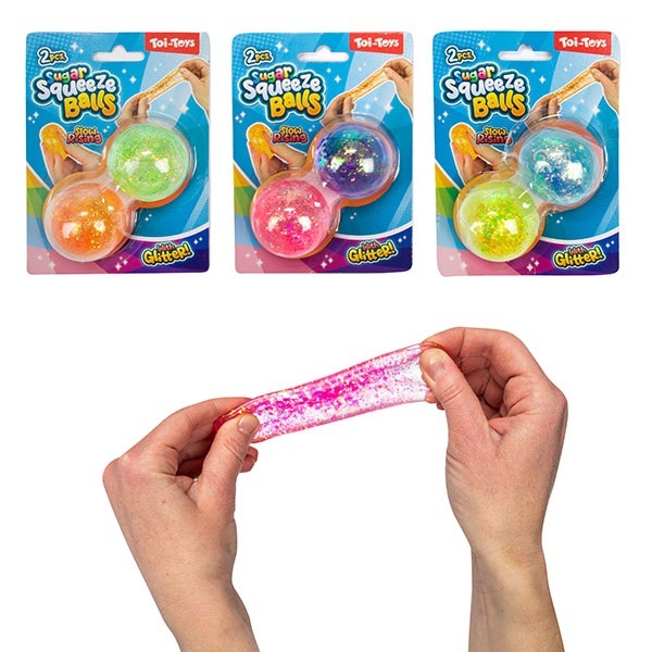 Toi-Toys - Stretchy Glitzer Ball 2 Minis