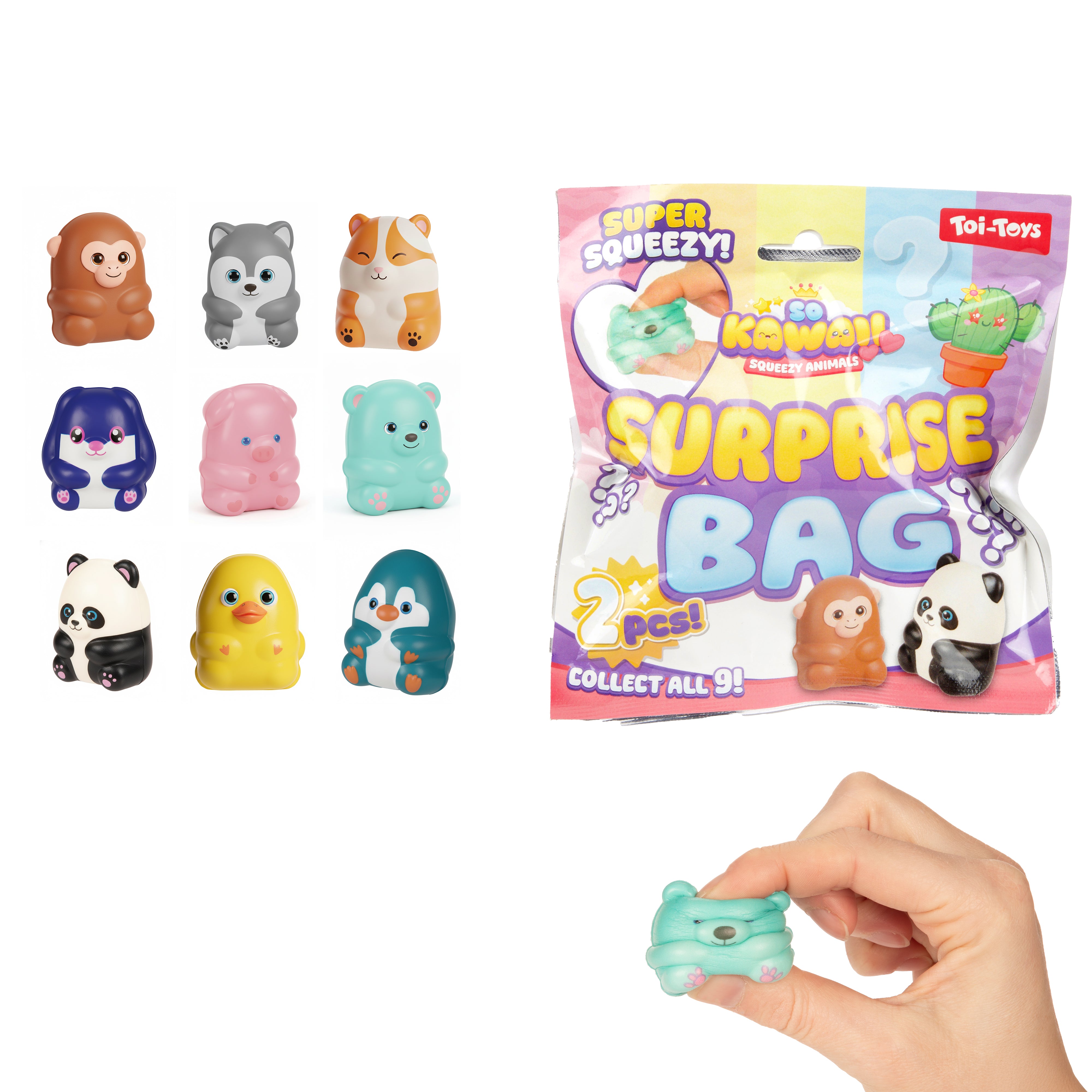 Toi-Toys - SO KAWAII Überraschungstüte Squishy 2er