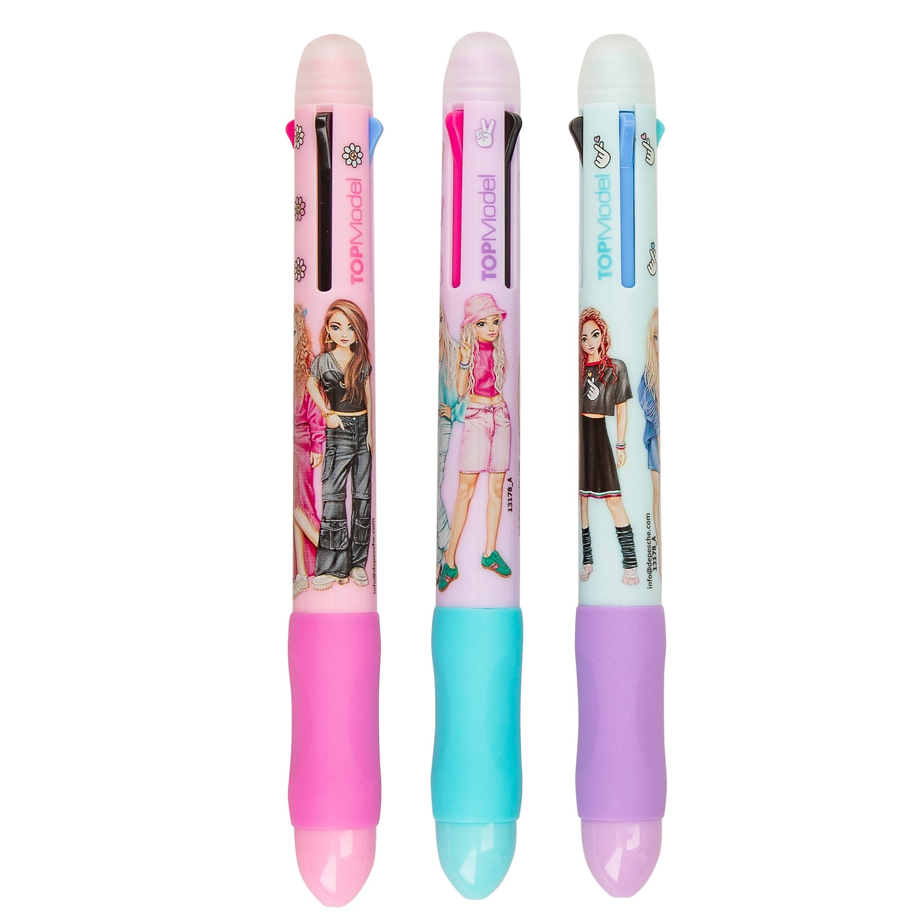 TOPModel - Radierbarer Gelstift 4 Farben