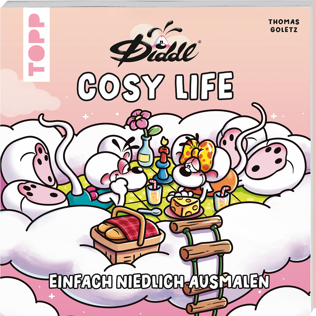 TOPP - Diddl: Ausmalbuch Cosy Life