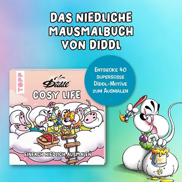 TOPP - Diddl: Ausmalbuch Cosy Life