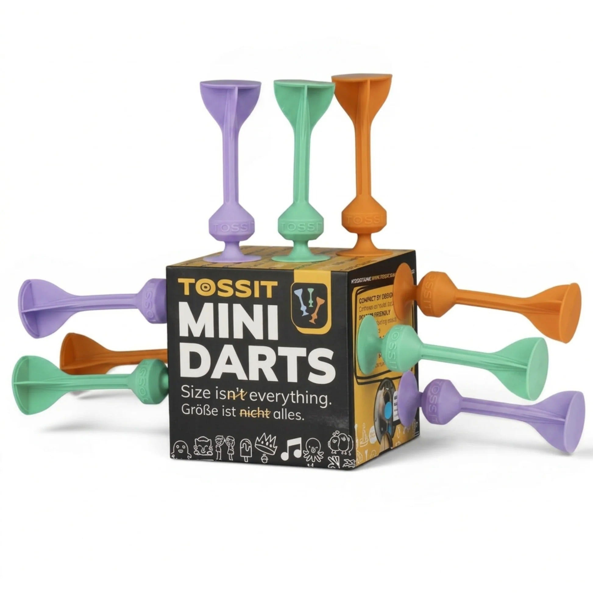 Tossit - Mini Darts orange/purple/green