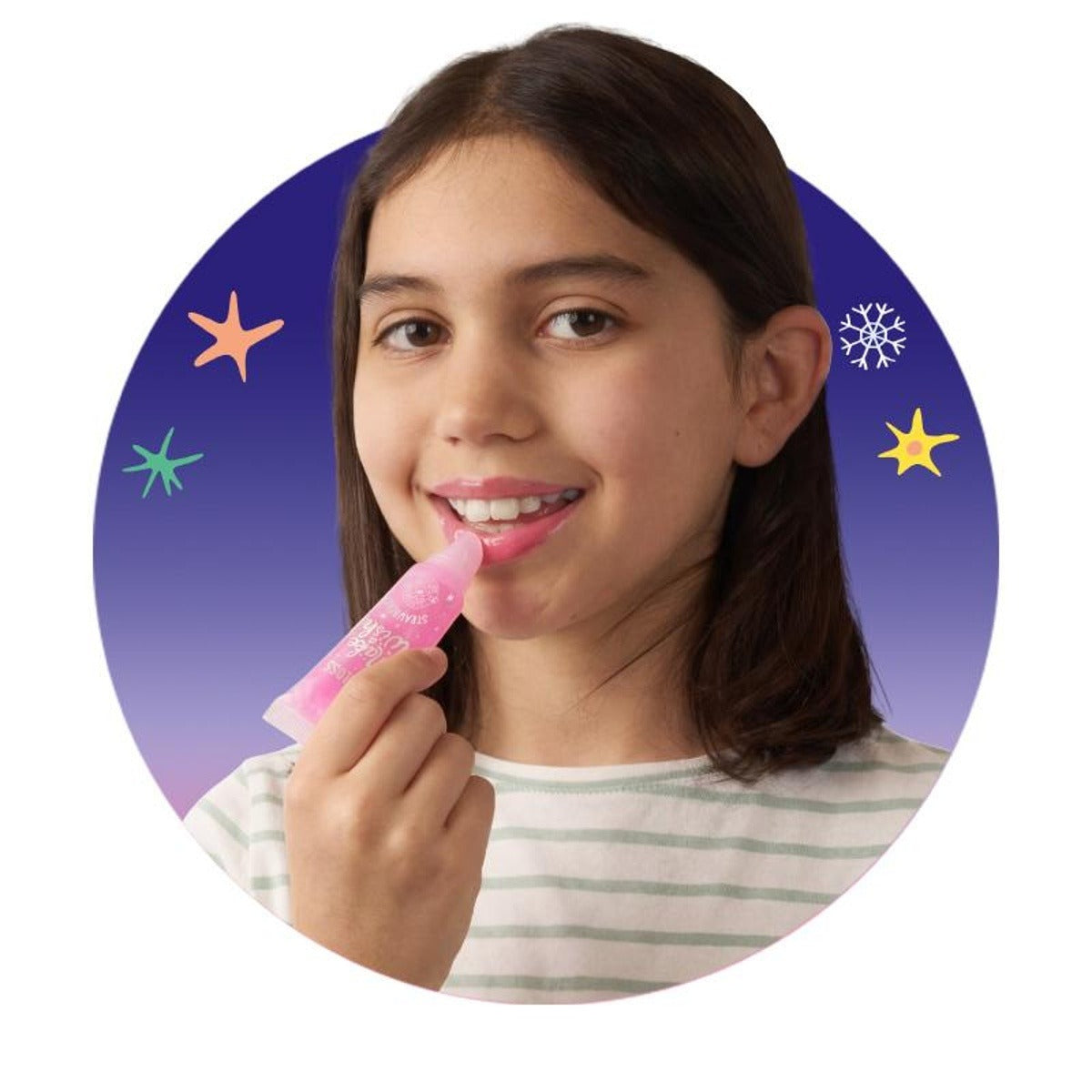Trendhaus - MAKE A WISH Pom-Pom Schlüsselanhänger mit Lipgloss