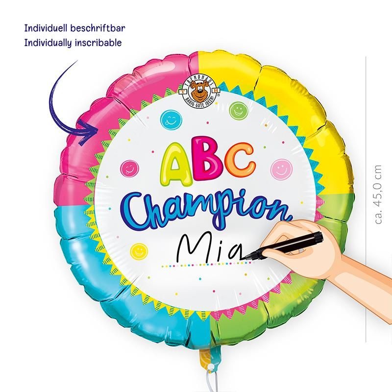 Trendhaus - ABC CHAMPIONS Folienballons