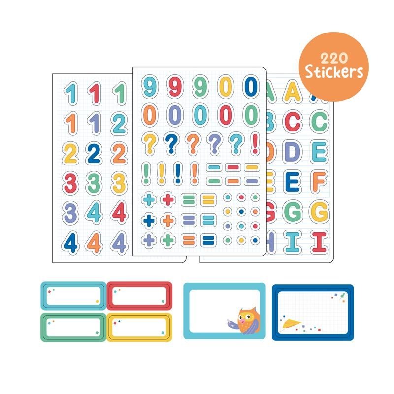 Trendhaus - ABC CHAMPIONS Stickerbuch 220-teilig