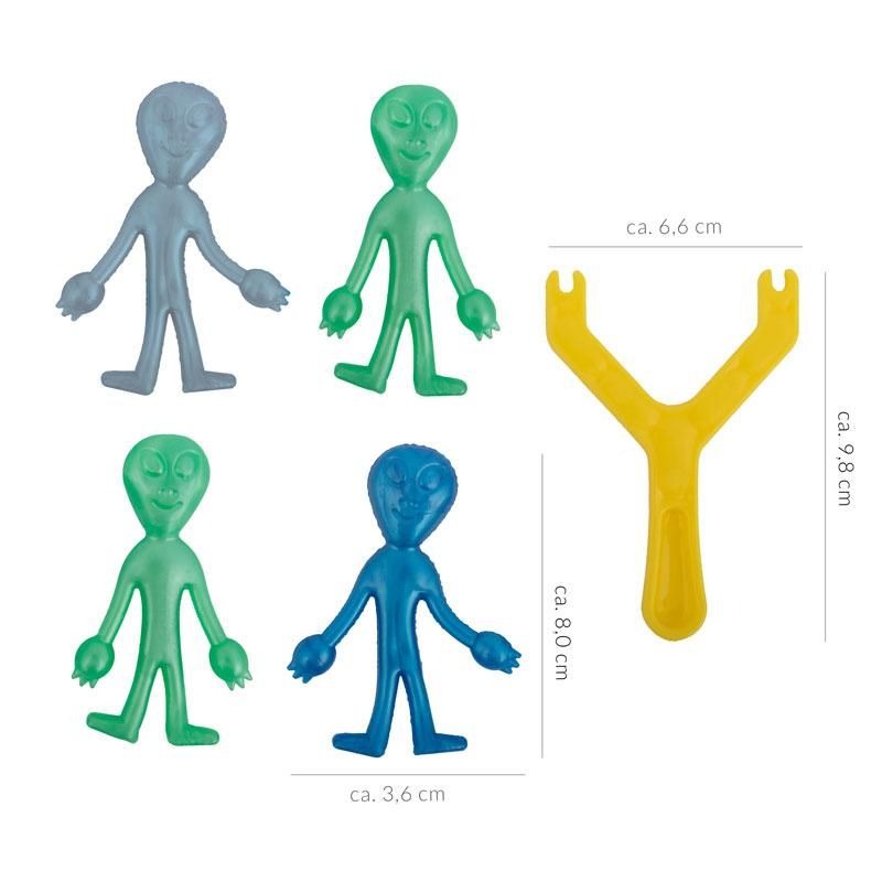 Trendhaus - SPACE ADVENTURE Alien-Schleuder 3-teilig