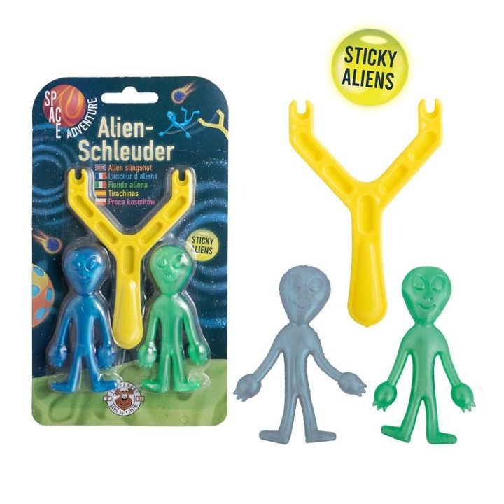 Trendhaus - SPACE ADVENTURE Alien-Schleuder 3-teilig