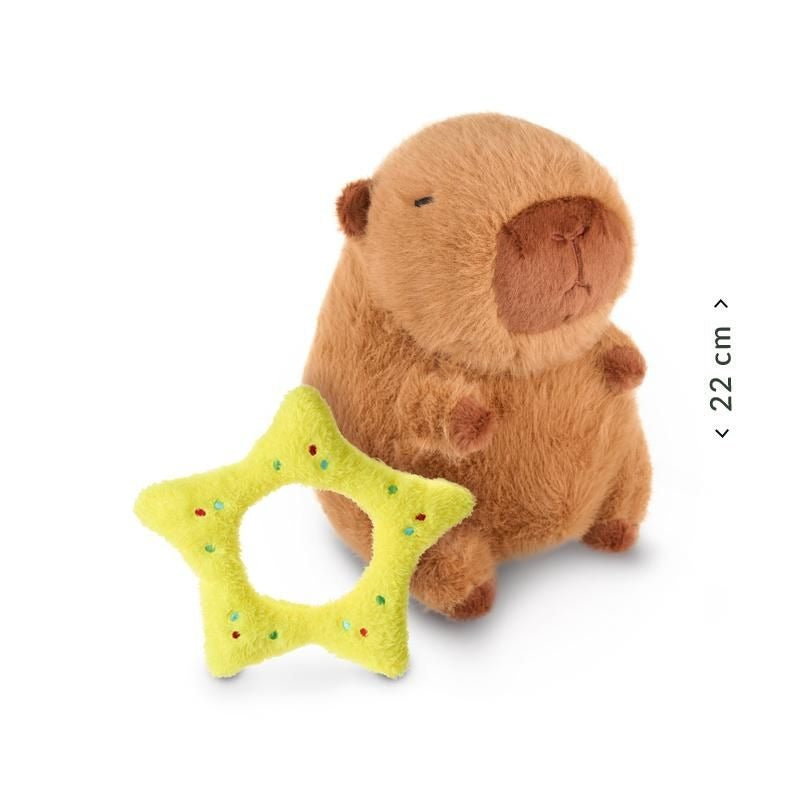 Trendhaus - Kuscheltier Capybara Weihnachten