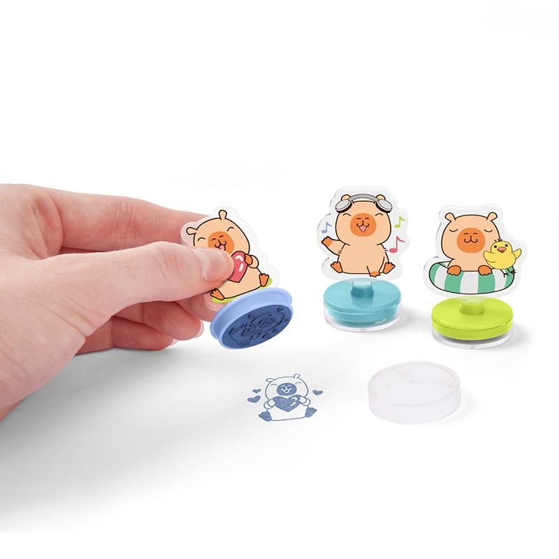 Trendhaus - Happy Life Capybara Stempel-Set