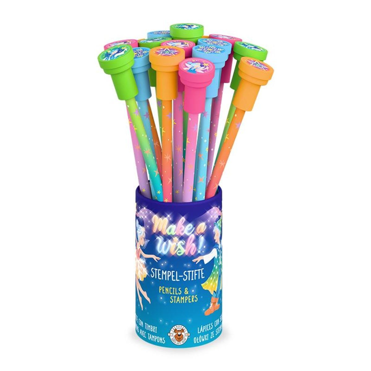 Trendhaus - MAKE A WISH Bleistift mit Stempel