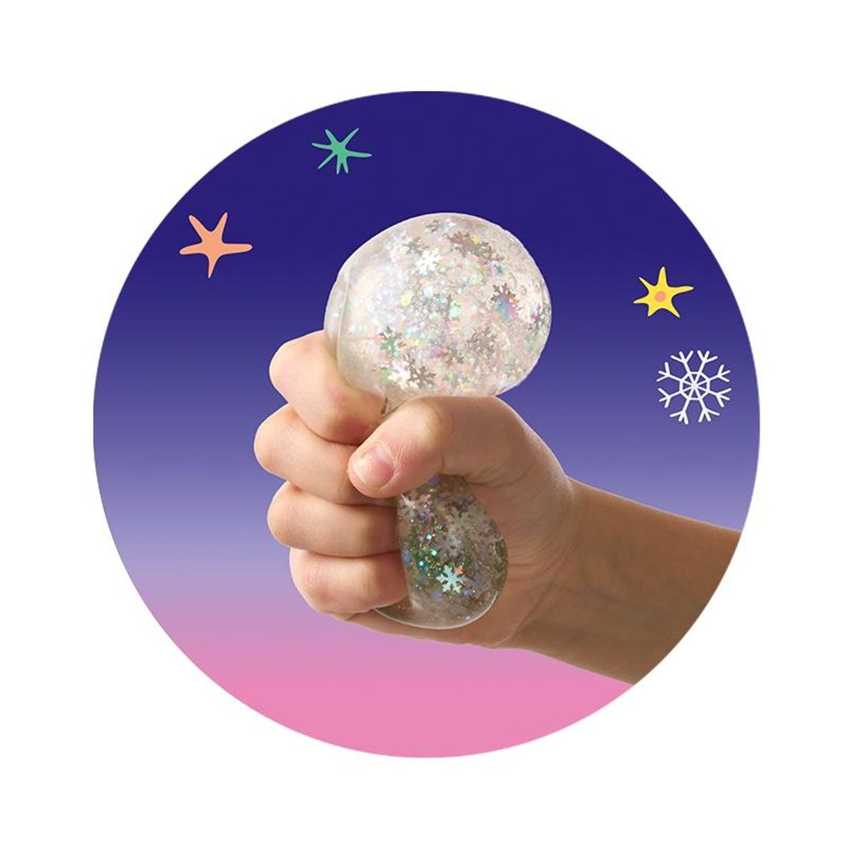 Trendhaus -  MAKE A WISH Glitzer-Squeeze-Ball