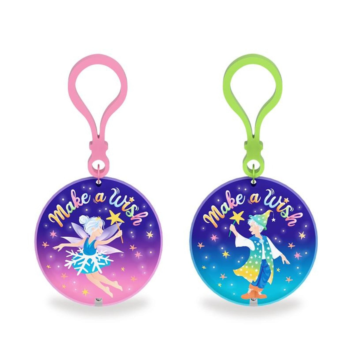 Trendhaus - MAKE A WISH LED-Taschenlicht mit Karabiner