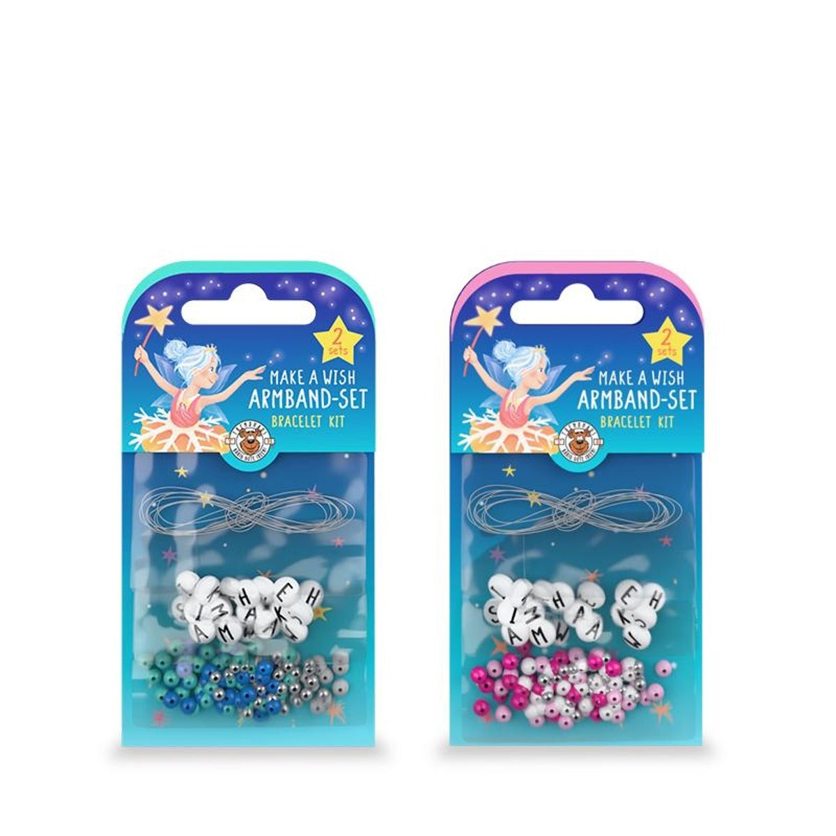 Trendhaus - MAKE A WISH Message-Armband 2 St.