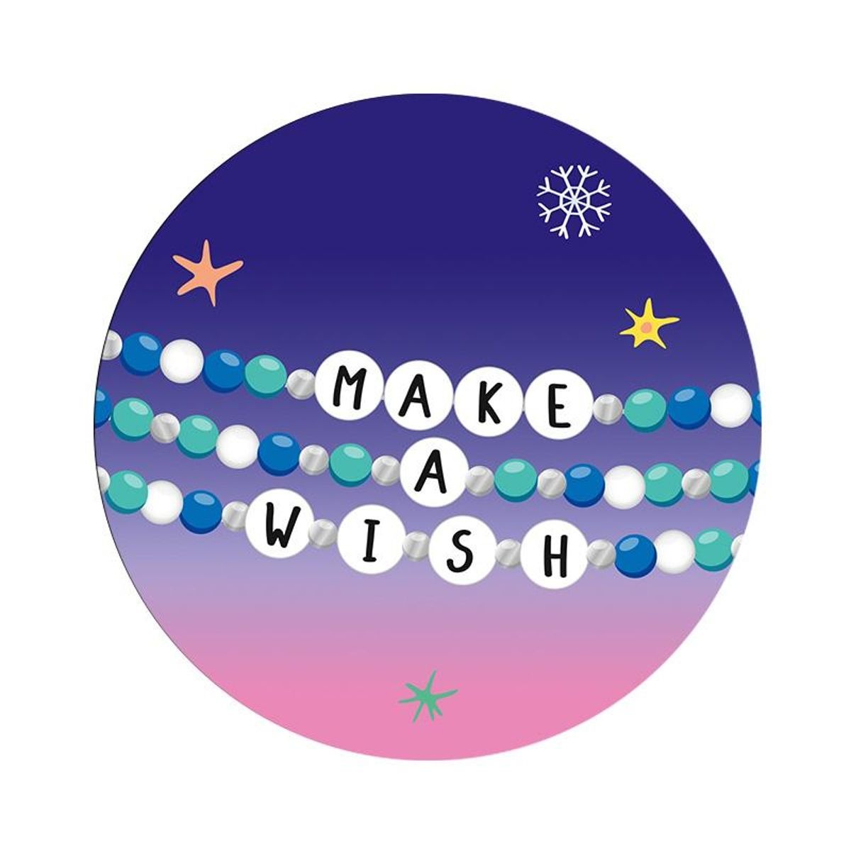 Trendhaus - MAKE A WISH Message-Armband 2 St.