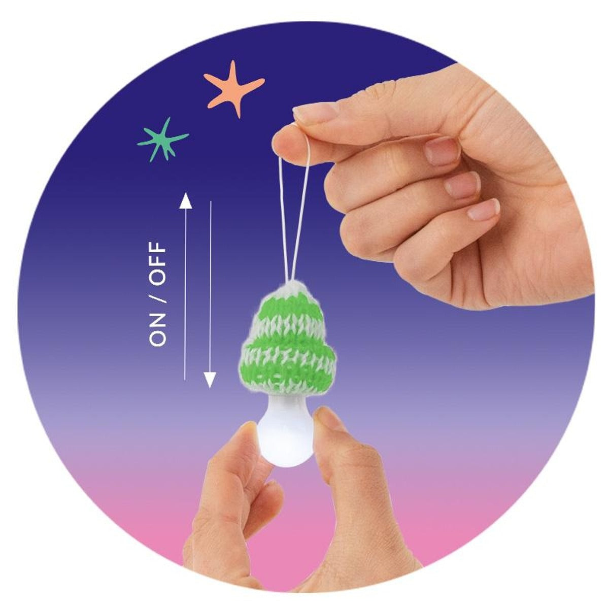 Trendhaus - MAKE A WISH Pocket Light mit Strickmütze