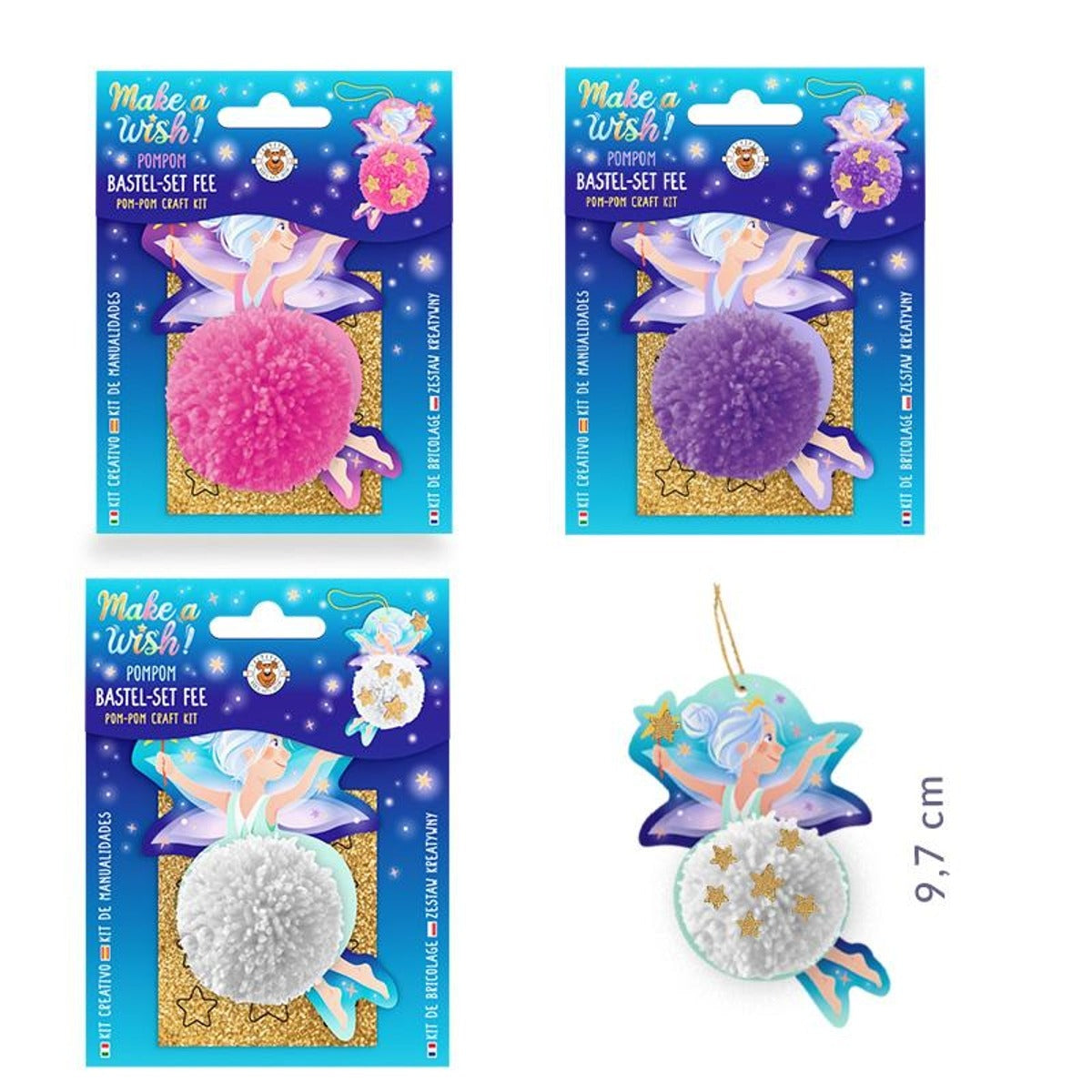 Trendhaus - MAKE A WISH Pompom Bastelset Fee