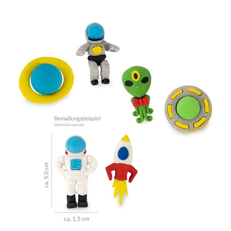 Trendhaus - SPACE ADVENTURE Radierer 2er-Set