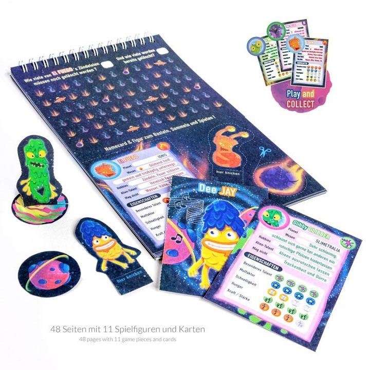Trendhaus - SPACE ADVENTURE Weltraum-Rätsel Spiel-& Spaßblock