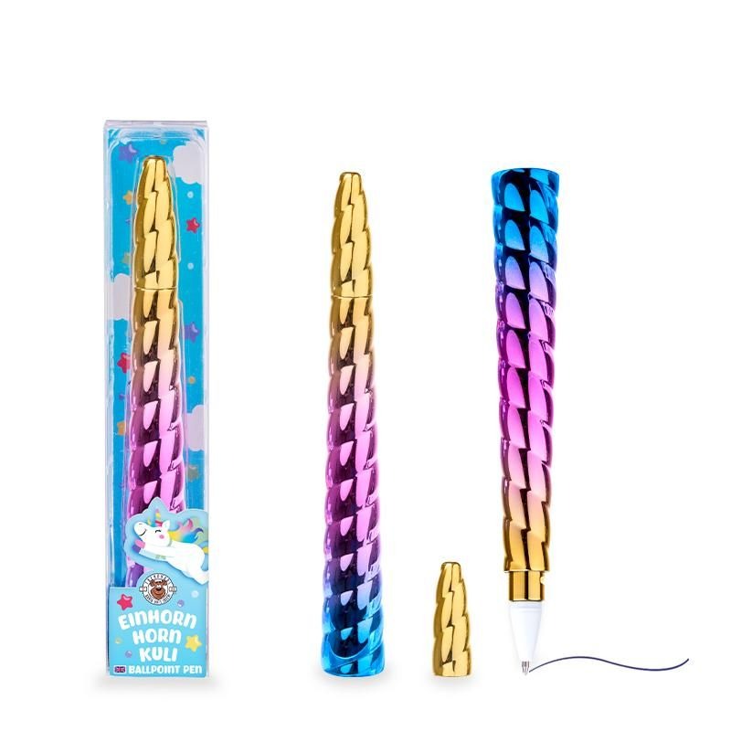 Trendhaus - RAINBOW POWER Kugelschreiber Einhorn-Horn