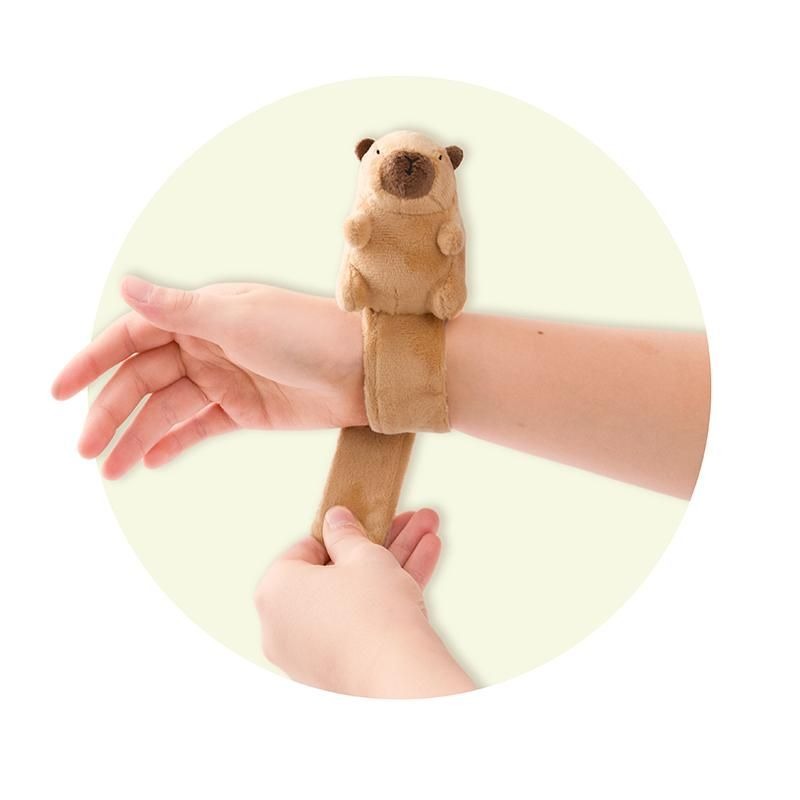 Trendhaus -  Happy Life Capybara Plüsch Snap-Armband